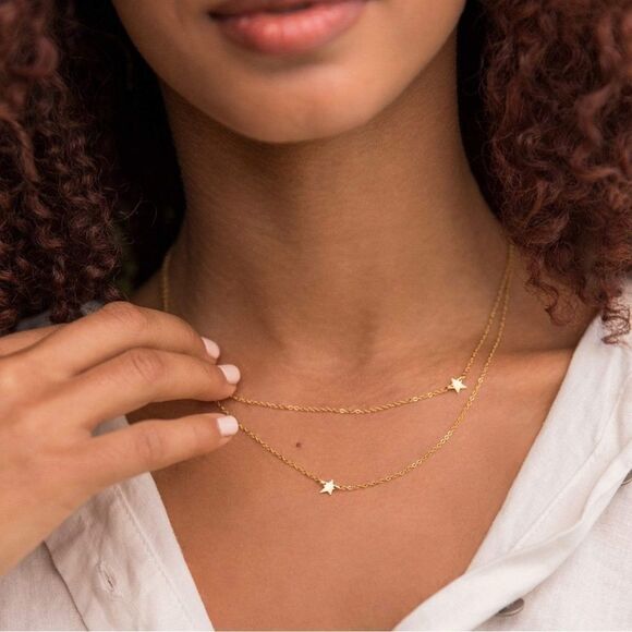 Jennifer Zeuner Star Double Necklace - Picture 3 of 4